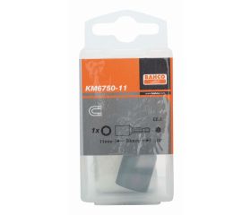 Llave de vaso magnética para cabezal hexagonal de 1/4